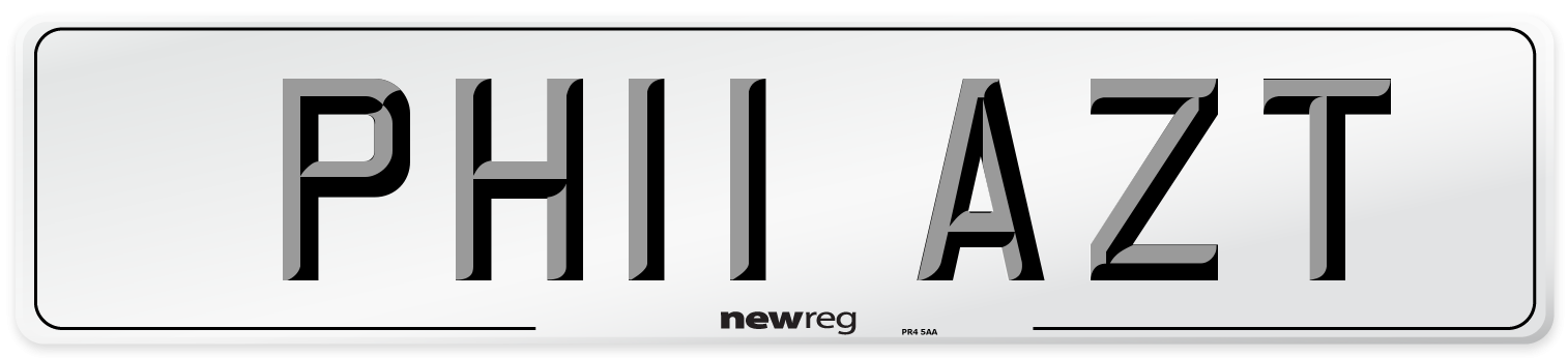 PH11 AZT Number Plate from New Reg